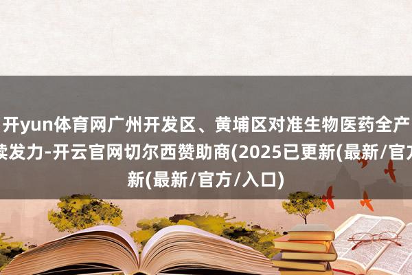 开yun体育网广州开发区、黄埔区对准生物医药全产业链接续发力-开云官网切尔西赞助商(2025已更新(最新/官方/入口)