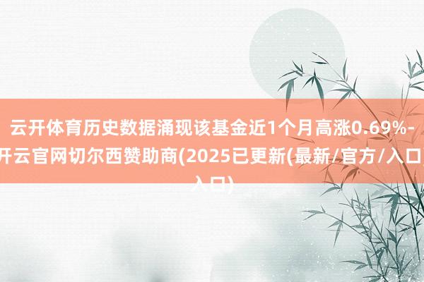 云开体育历史数据涌现该基金近1个月高涨0.69%-开云官网切尔西赞助商(2025已更新(最新/官方/入口)